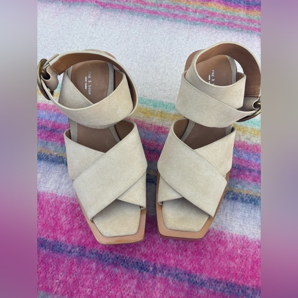 RAG & BONE Santiago Wedge Clogs - Picture 2 of 8